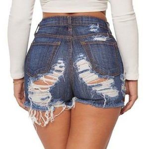 GJG Denim Short in Dark Denim